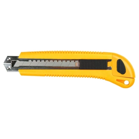 NÓŻ Z OSTRZEM ŁAMANYM 18 MM VARICOLOR 3 OSTRZA TOP TOOLS 17B108